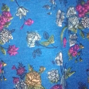 LuLa Roe Randy Blue Floral